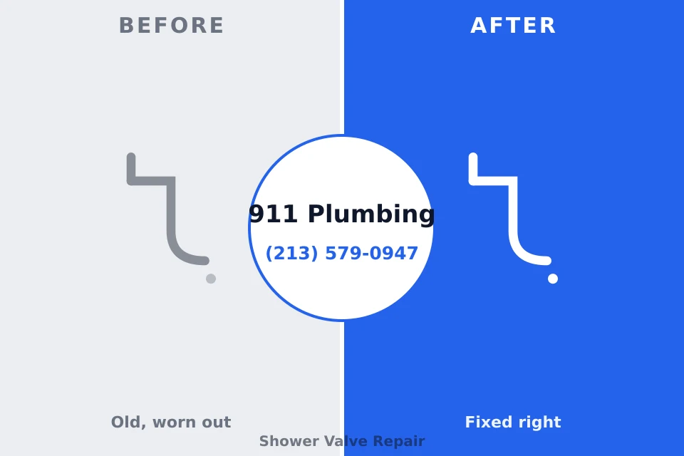 Before and after: plumbing company Glasgow, DE